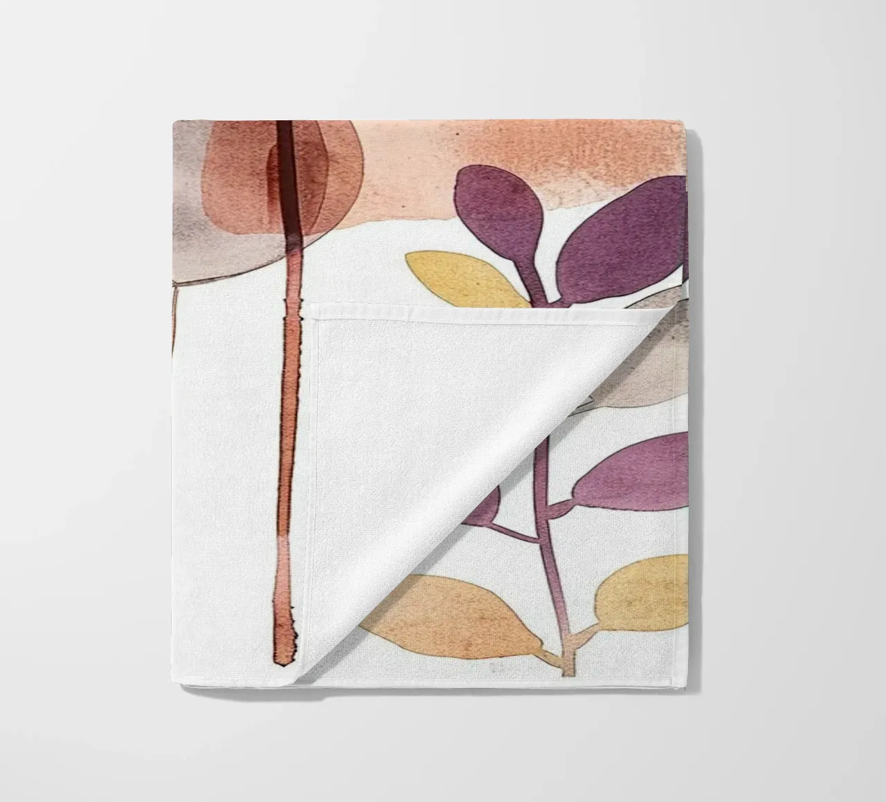 Foglie Boho 3 telo mare da Yaso Design Boho & Botanic