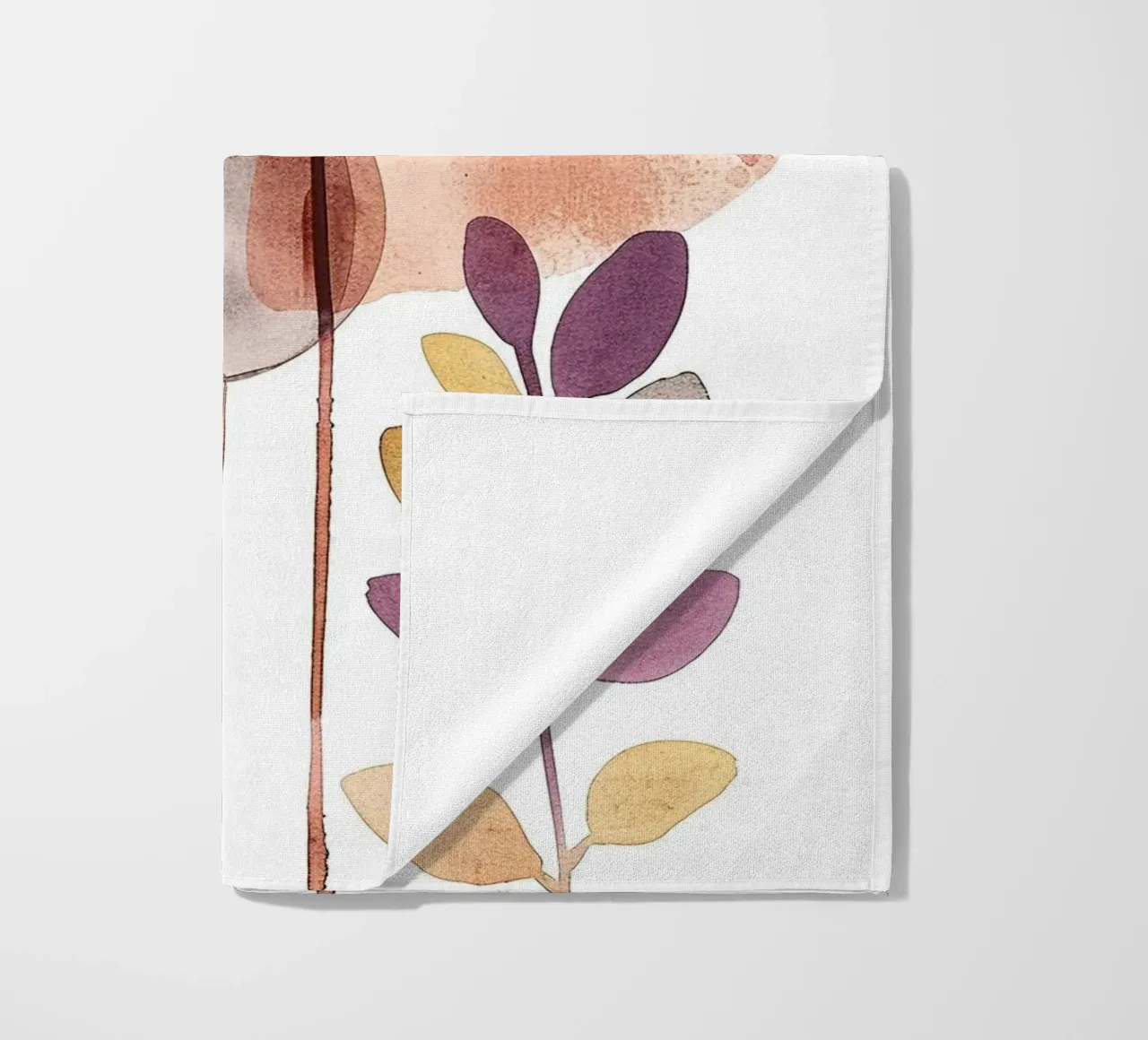 Foglie Boho 3 telo mare da Yaso Design Boho & Botanic