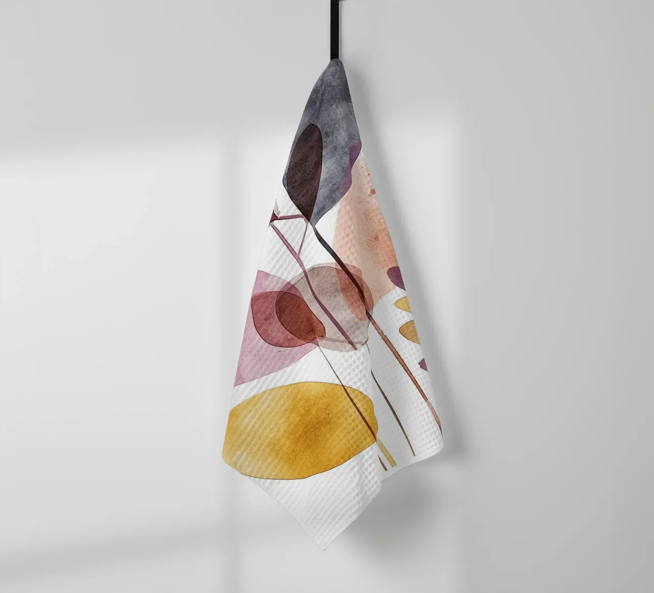 Foglie Boho 3 canovaccio da cucina da Yaso Design Boho & Botanic