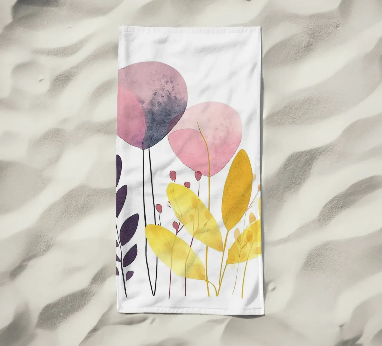 Foglie boho 4 telo mare da Yaso Design Boho & Botanic