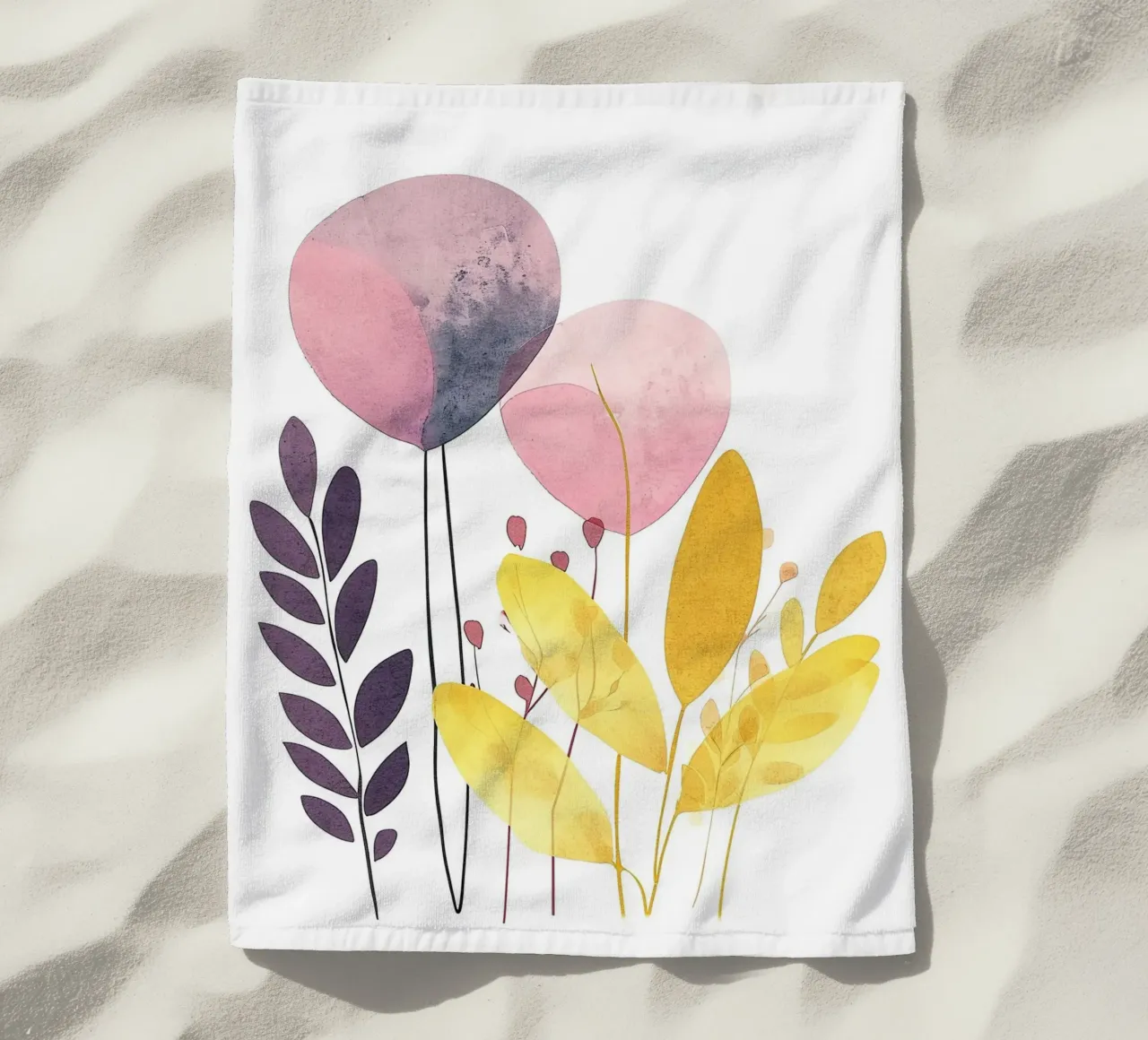 Foglie boho 4 telo mare da Yaso Design Boho & Botanic