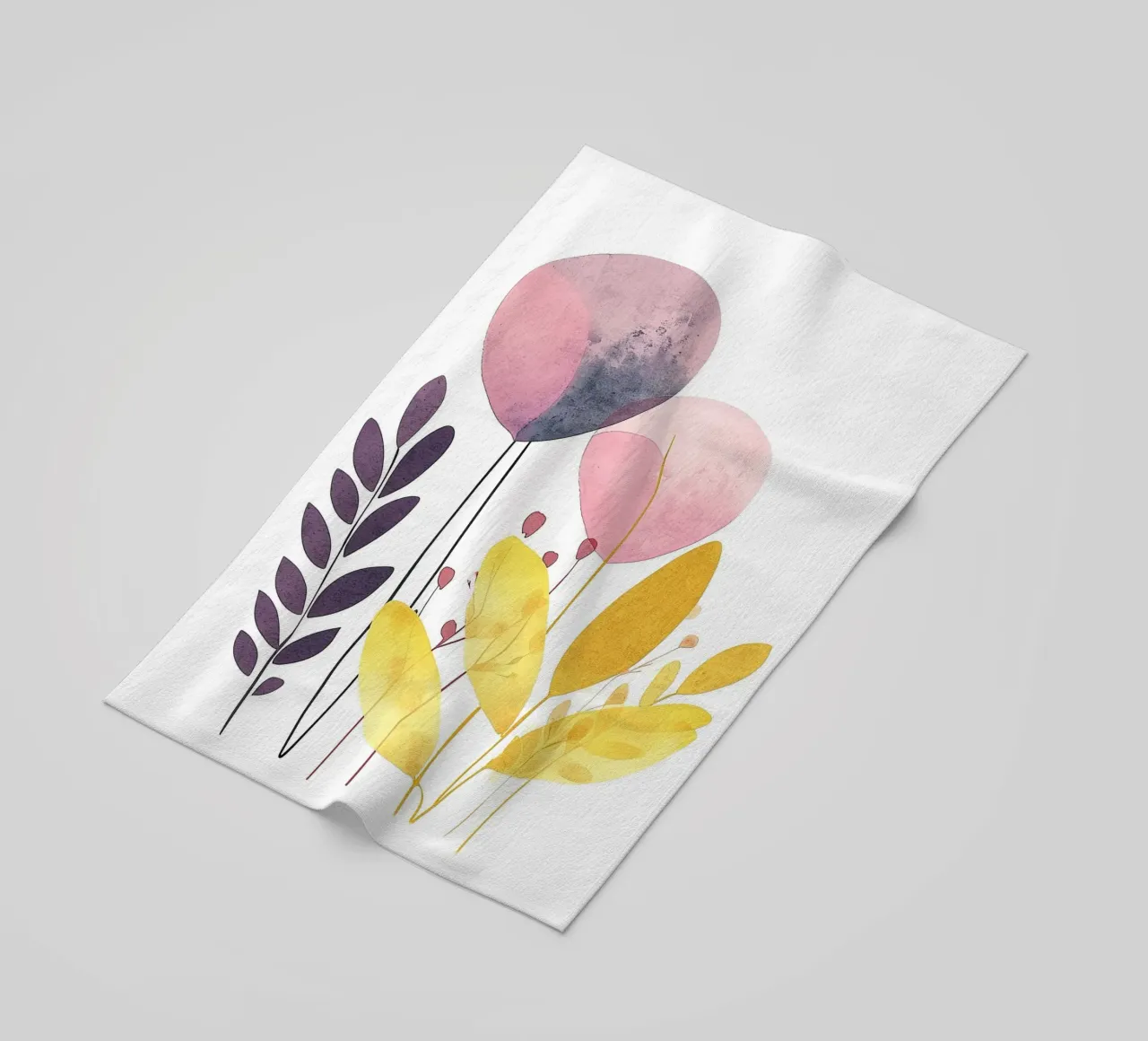 Foglie boho 4 telo mare da Yaso Design Boho & Botanic