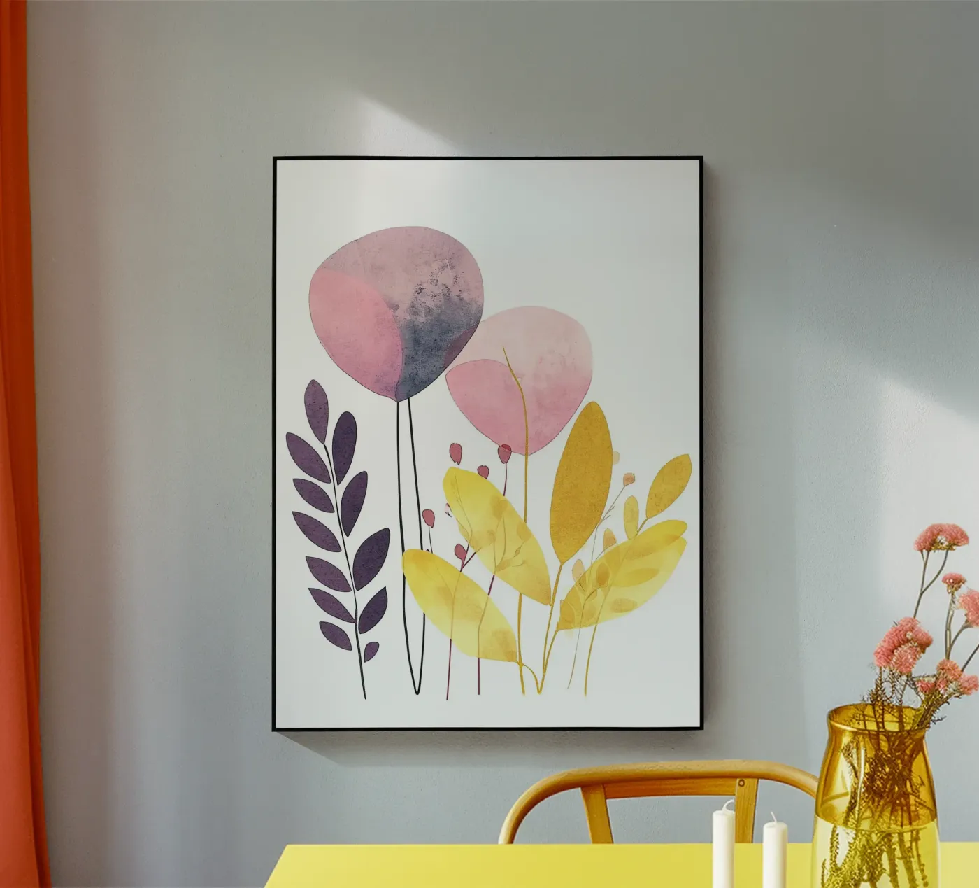 Boho leaves 4 plexiglass da Yaso Design Boho & Botanic