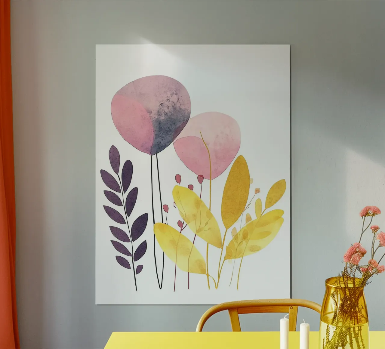 Foglie boho 4 poster da Yaso Design Boho & Botanic