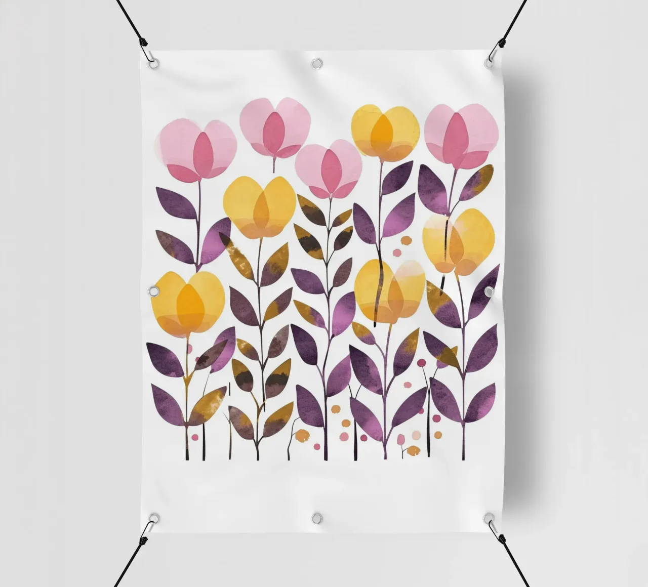 Foglie boho 5 telo in pvc da Yaso Design Boho & Botanic