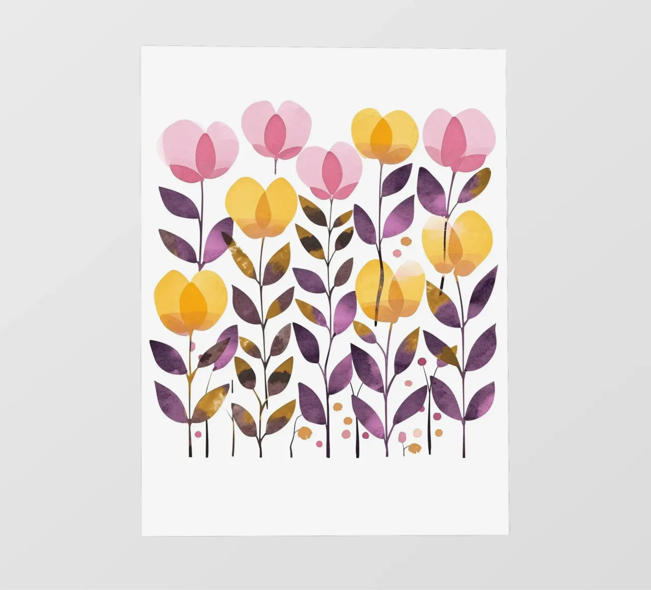 Foglie boho 5 telo in pvc da Yaso Design Boho & Botanic