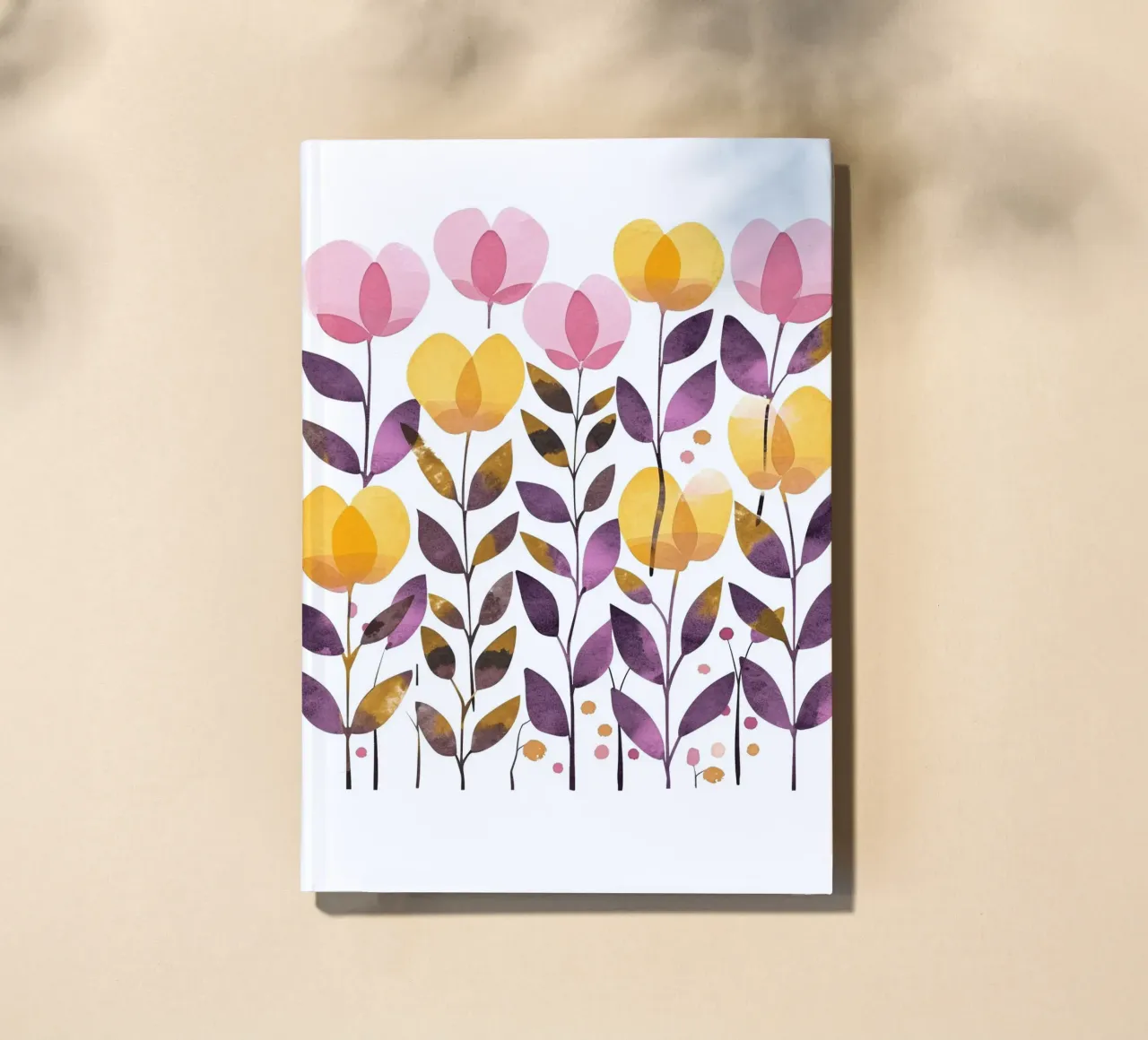Boho leaves 5 notebook by Yaso Design Boho & Botanic