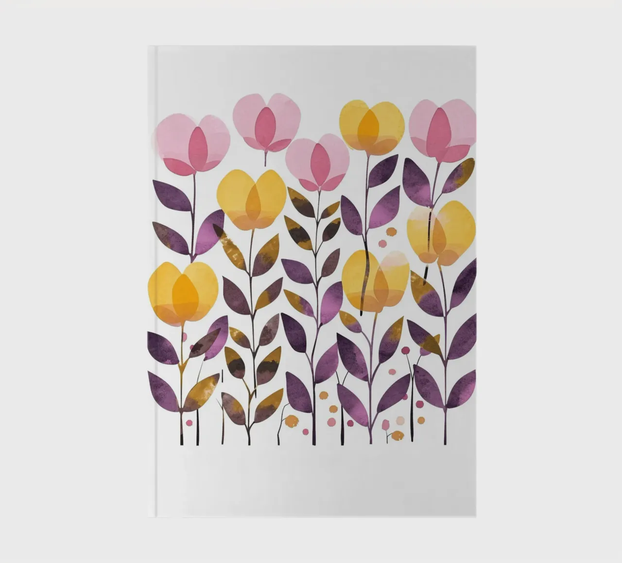 Boho leaves 5 notebook by Yaso Design Boho & Botanic