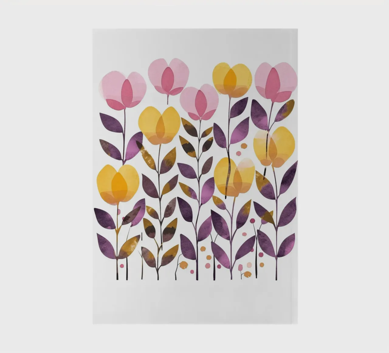Boho leaves 5 notebook by Yaso Design Boho & Botanic