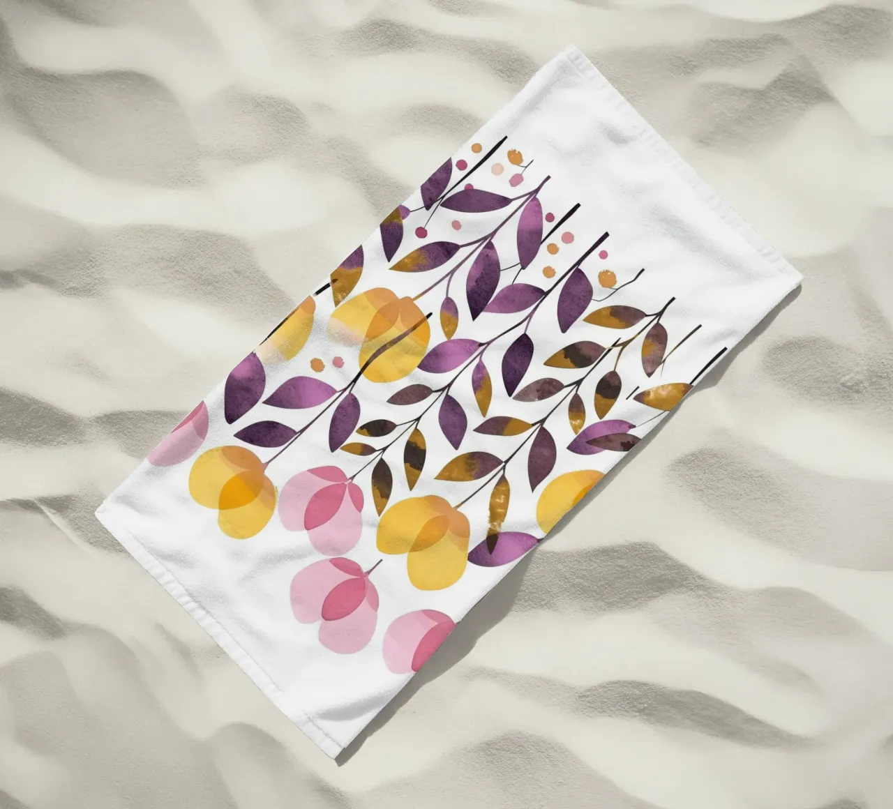 Foglie boho 5 telo mare da Yaso Design Boho & Botanic