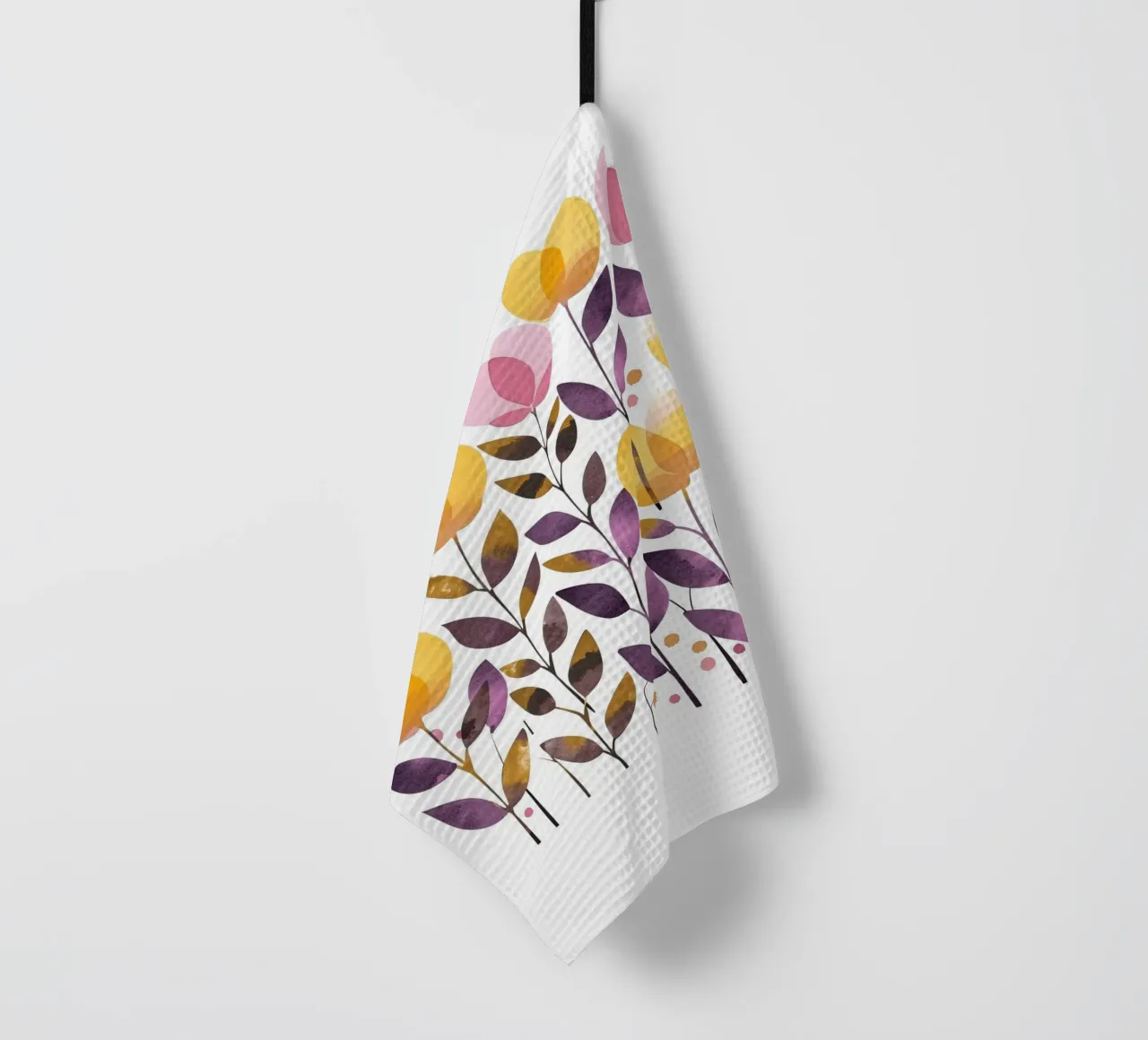 Foglie boho 5 canovaccio da cucina da Yaso Design Boho & Botanic