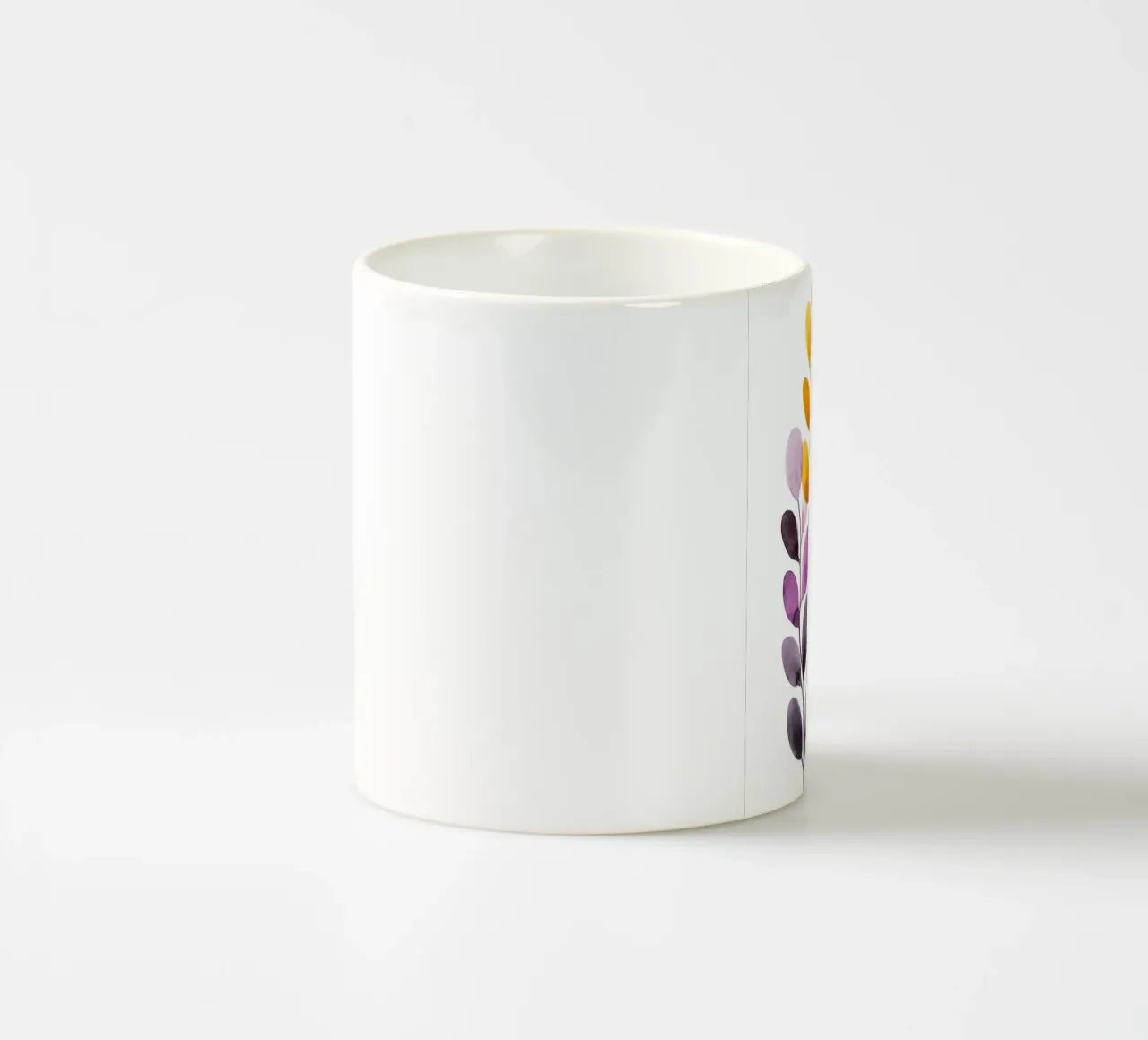 Foglie boho 6 tazza in ceramica da Yaso Design Boho & Botanic