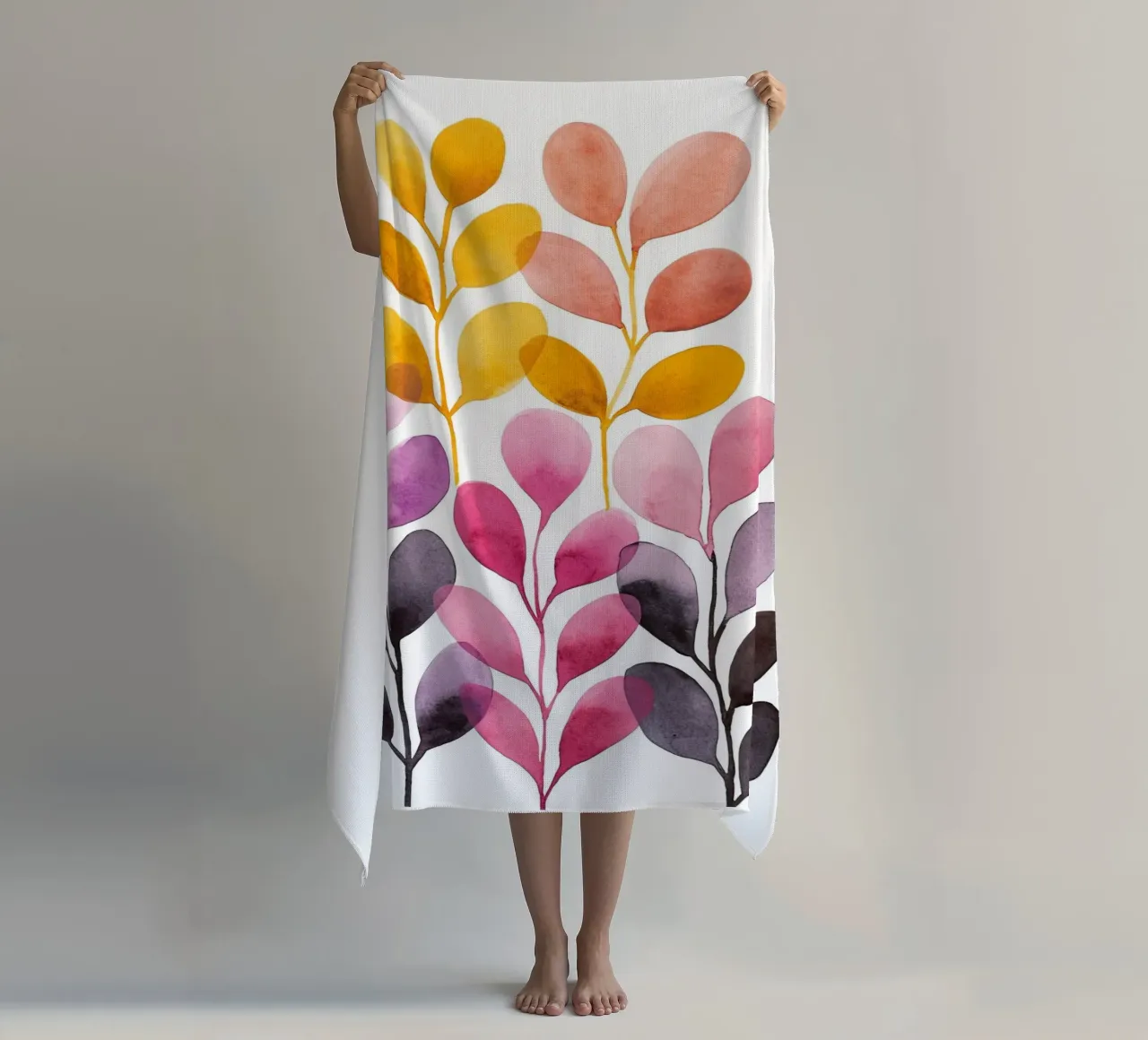 Foglie boho 6 telo mare da Yaso Design Boho & Botanic