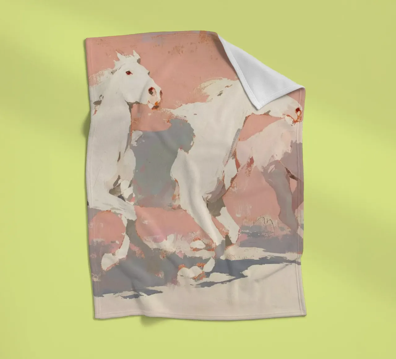 Wild Horses No 2 coperta in pile da treechild