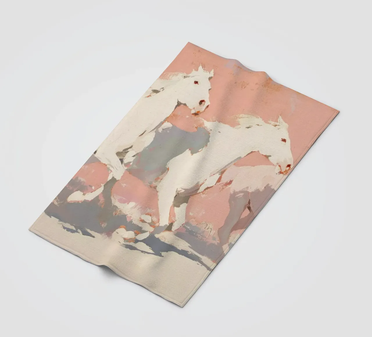 Wild Horses No 2 coperta in pile da treechild