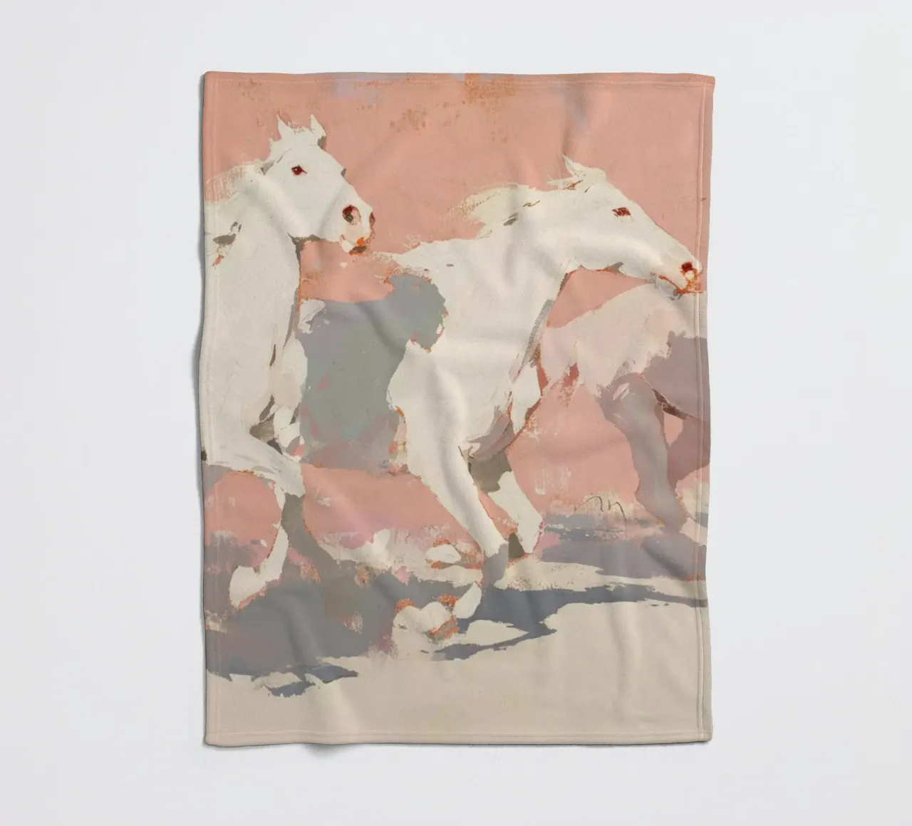 Wild Horses No 2 coperta in pile da treechild