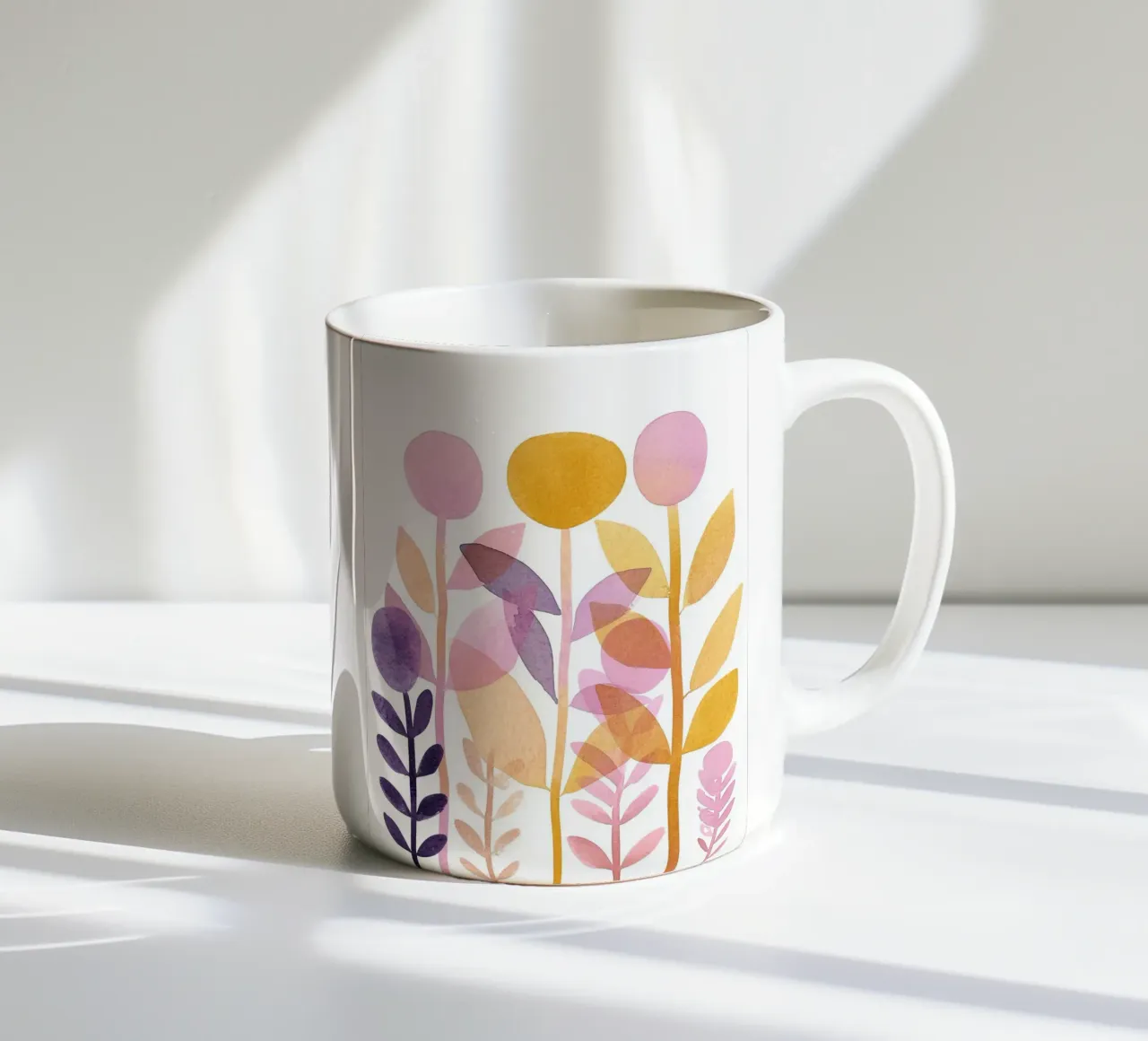 Foglie Boho 7 tazza in ceramica da Yaso Design Boho & Botanic