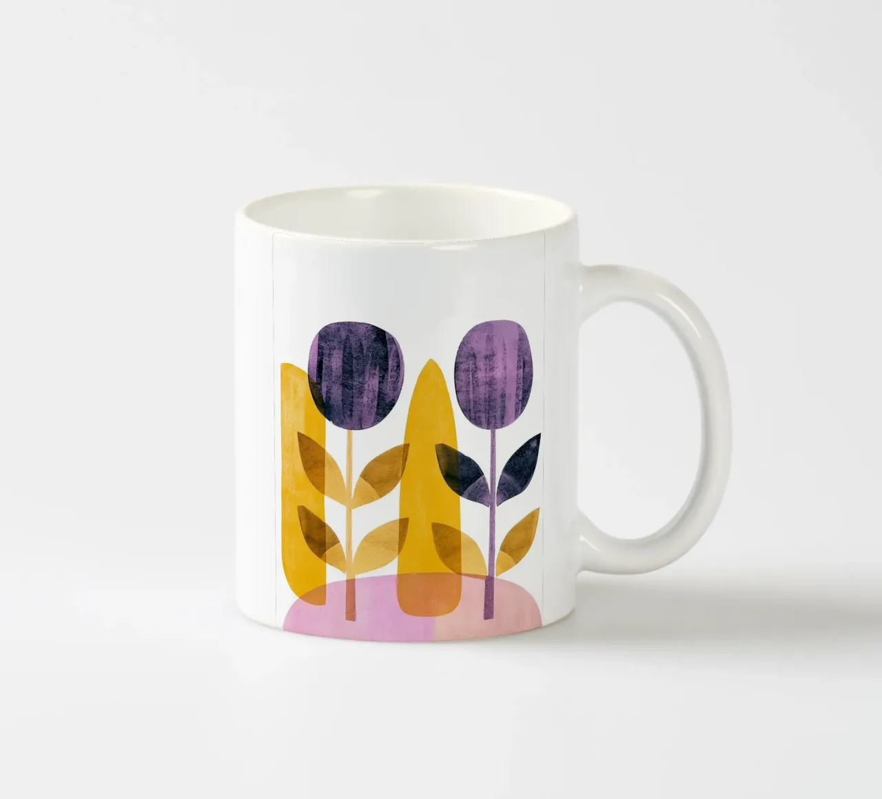 Foglie boho 8 tazza in ceramica da Yaso Design Boho & Botanic