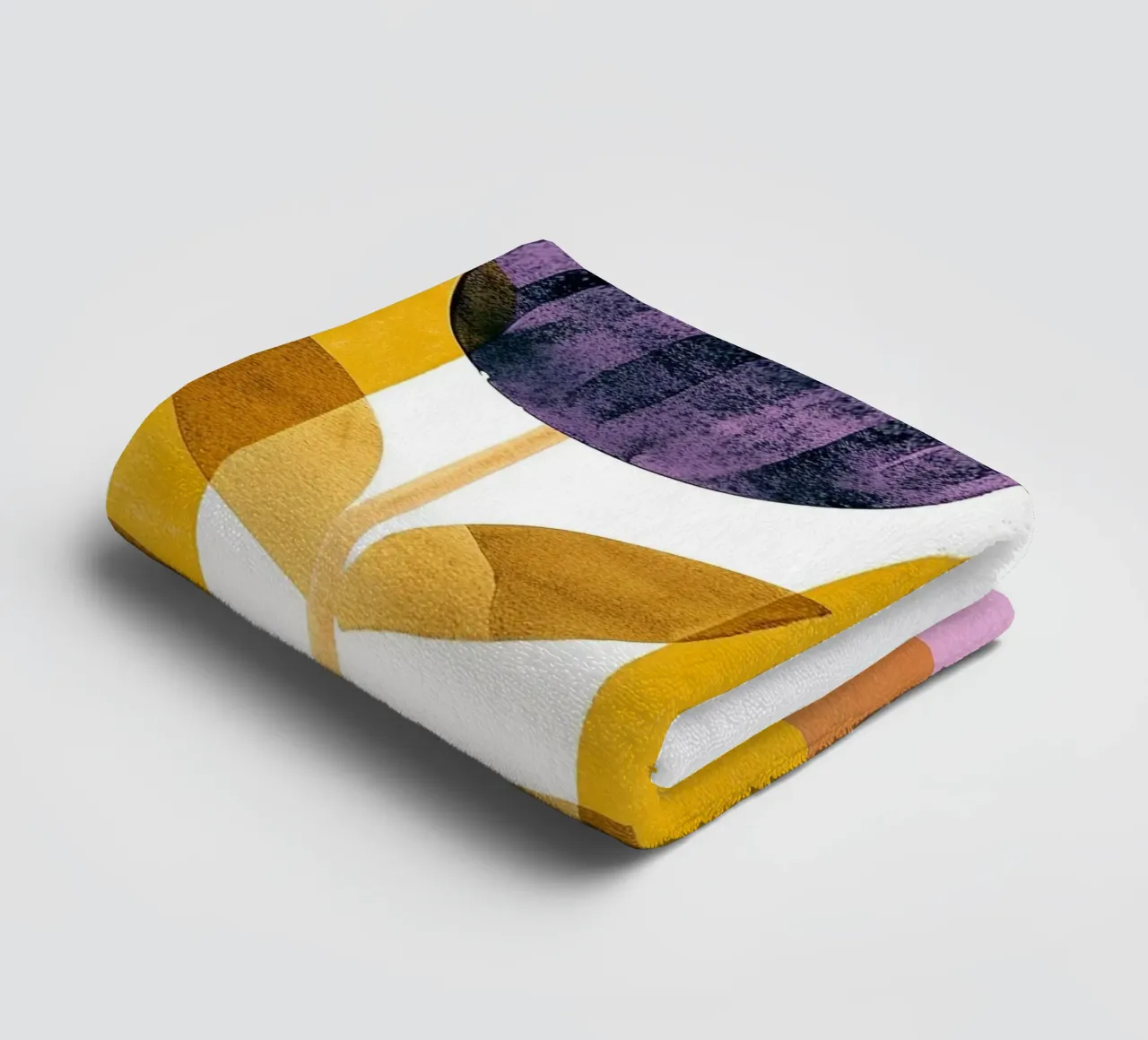 Boho leaves 8 towel by Yaso Design Boho & Botanic