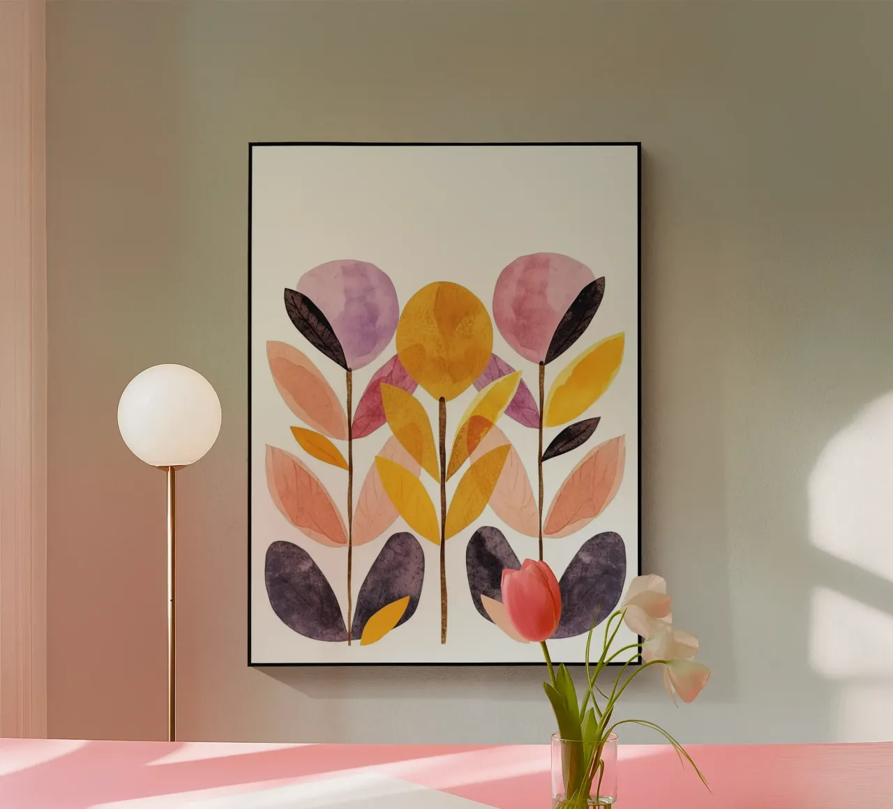 Foglie boho 9 plexiglass da Yaso Design Boho & Botanic