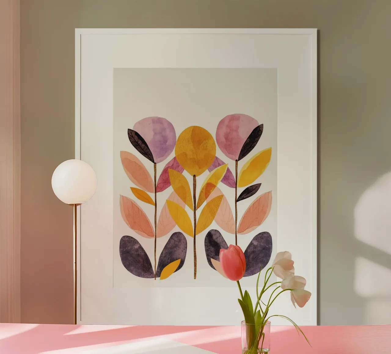 Foglie boho 9 poster da Yaso Design Boho & Botanic