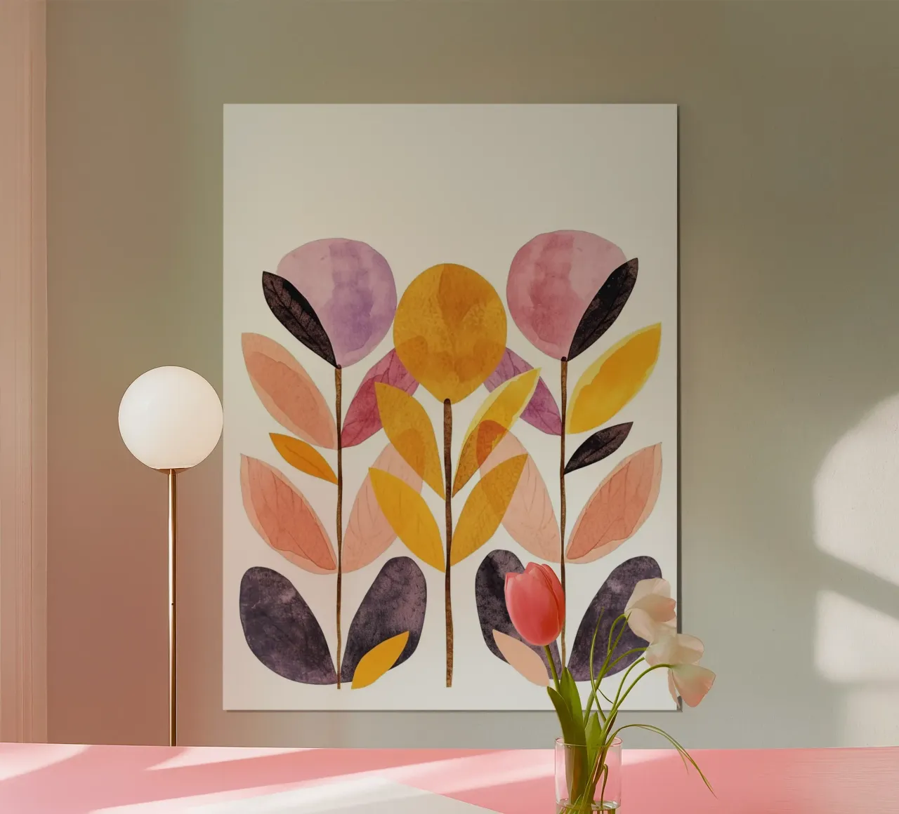 Foglie boho 9 poster da Yaso Design Boho & Botanic