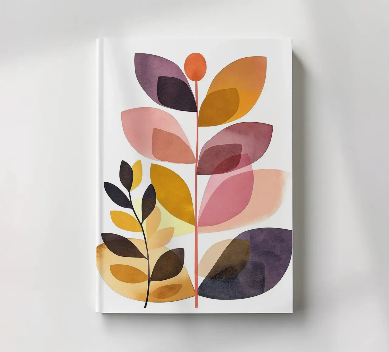 Boho leaves 10 notebook by Yaso Design Boho & Botanic