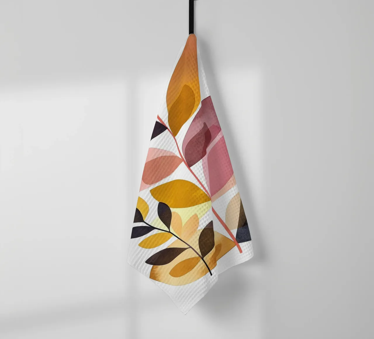 Foglie boho 10 canovaccio da cucina da Yaso Design Boho & Botanic