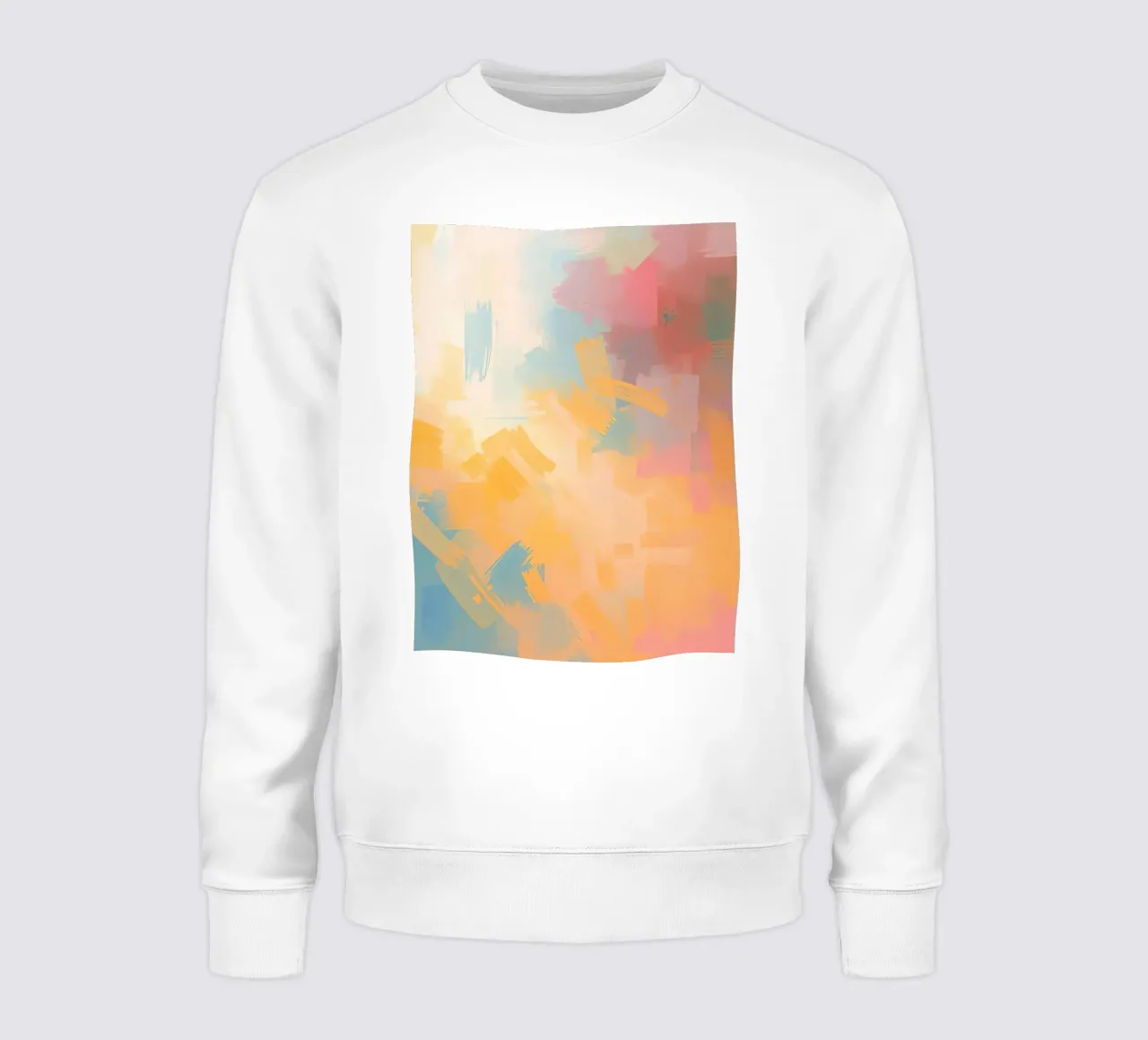 Abstract Painting with Rectangular Brushstrokes sweatshirt by DesignDoodle