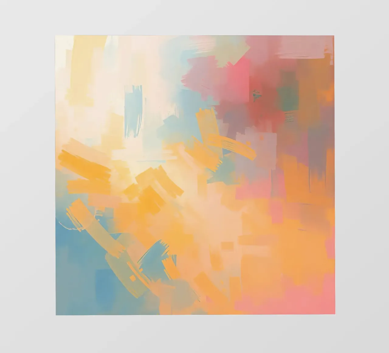 Pittura astratta con pennellate rettangolari pellicola backlit da DesignDoodle