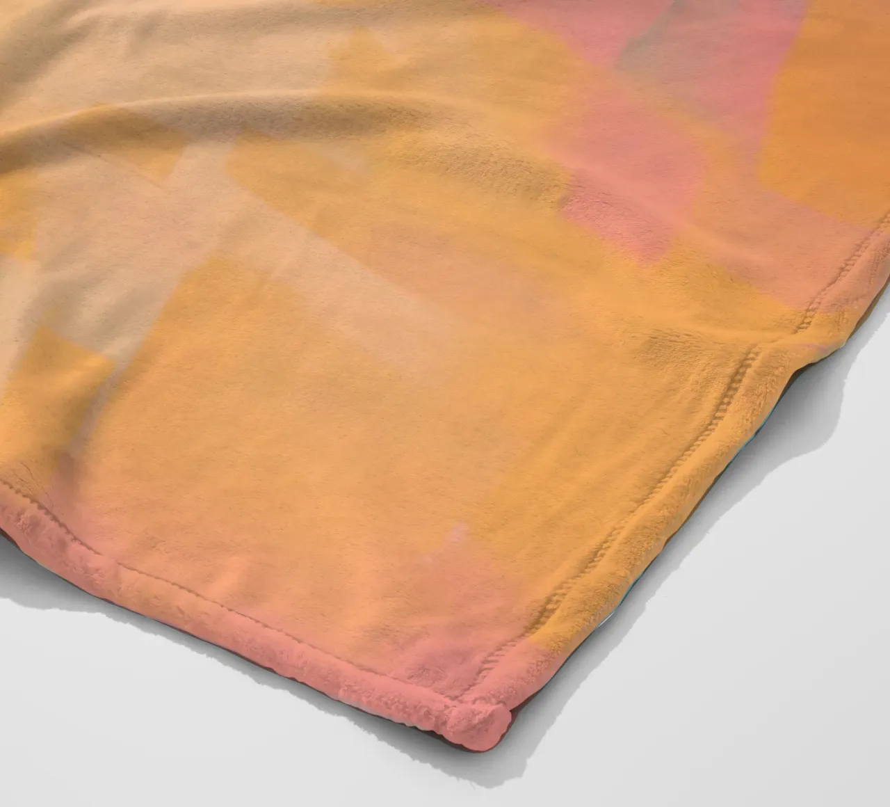 Abstract Painting with Rectangular Brushstrokes fleece blanket by DesignDoodle