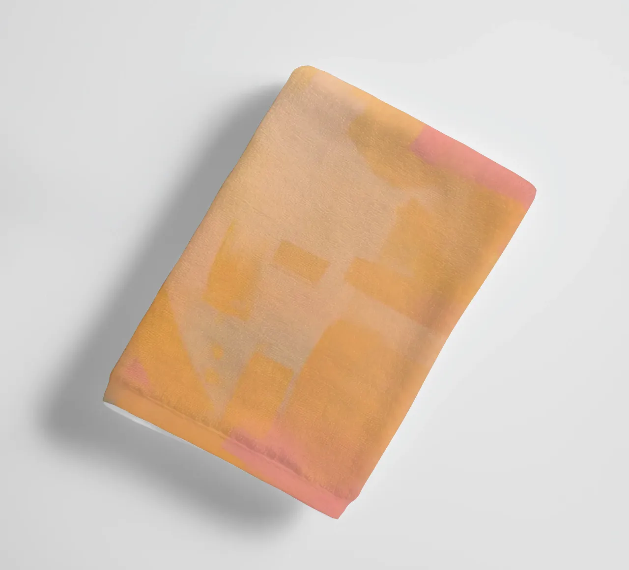 Abstract Painting with Rectangular Brushstrokes towel by DesignDoodle