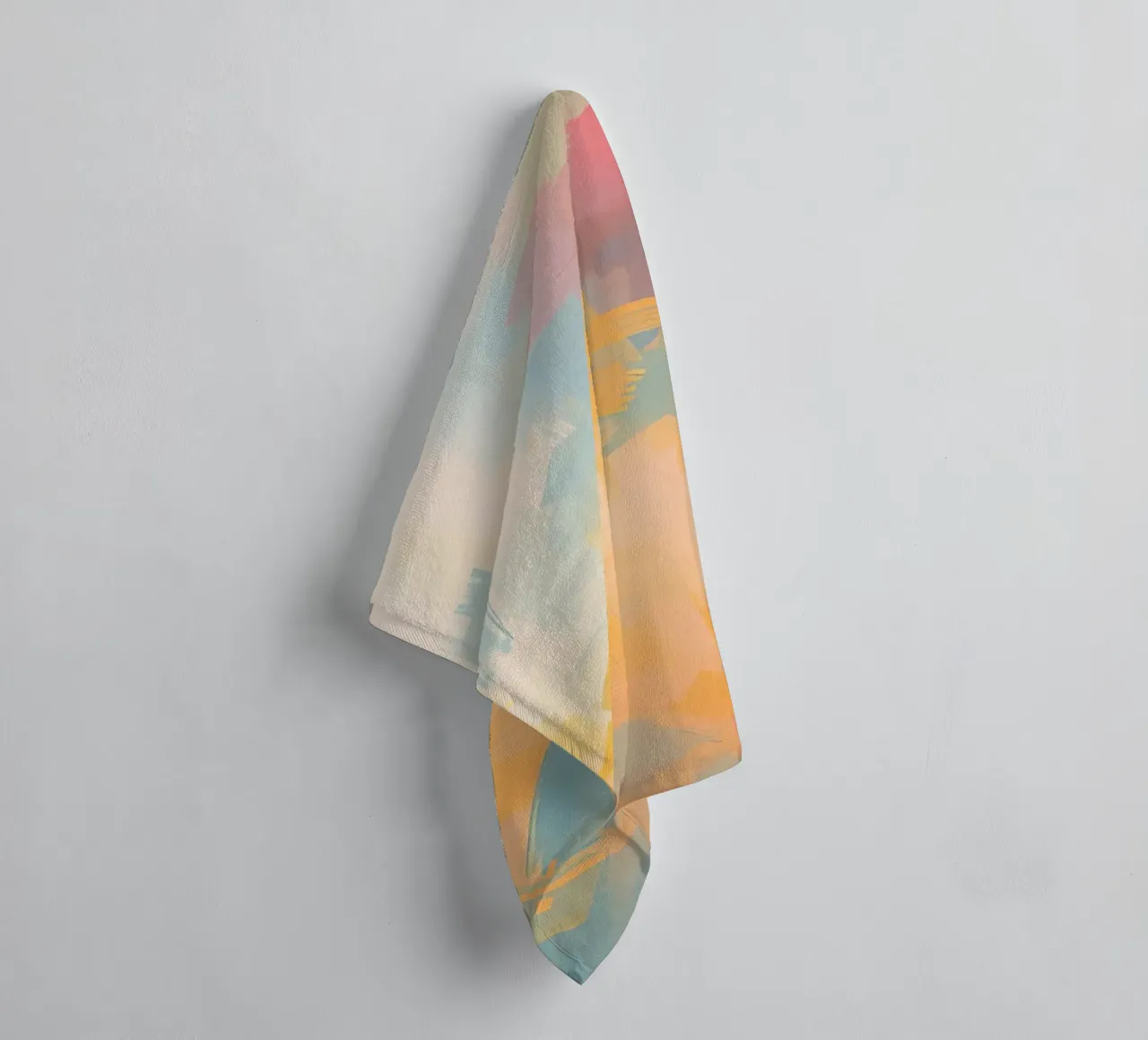 Abstract Painting with Rectangular Brushstrokes towel by DesignDoodle