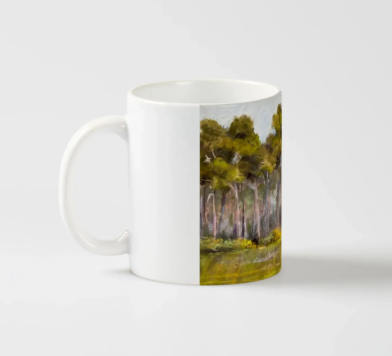 alberi della foresta tazza in ceramica da Karl Martin
