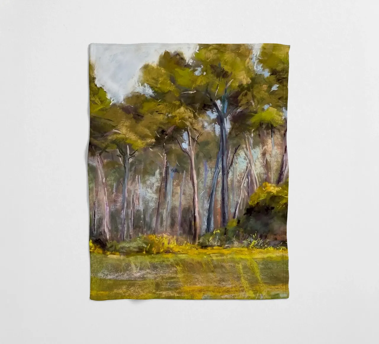 alberi della foresta coperta in pile da Karl Martin