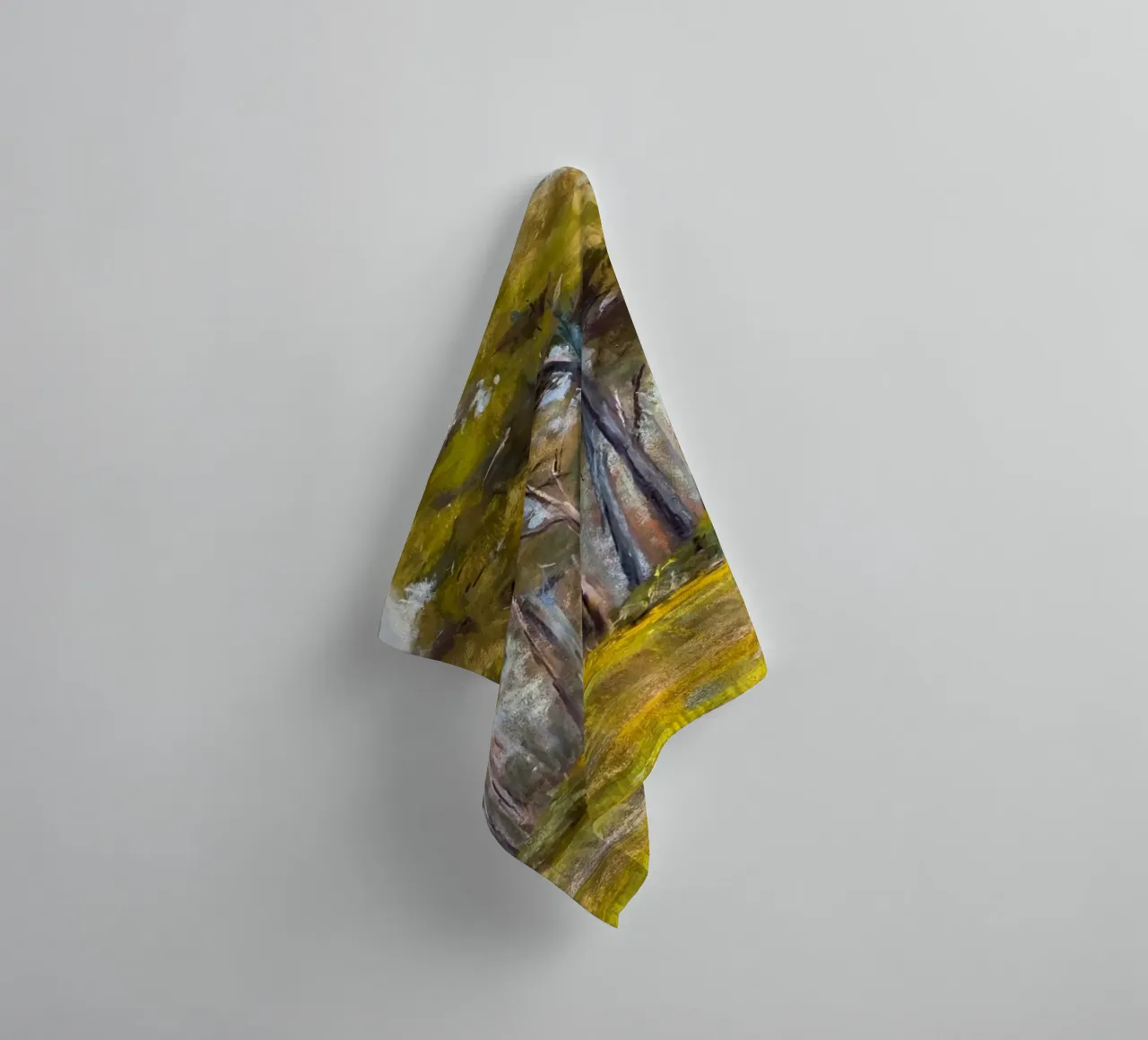 forest trees towel by Karl Martin