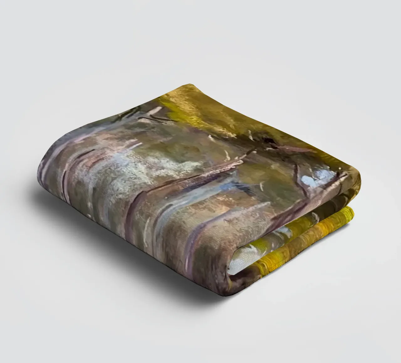 forest trees towel by Karl Martin
