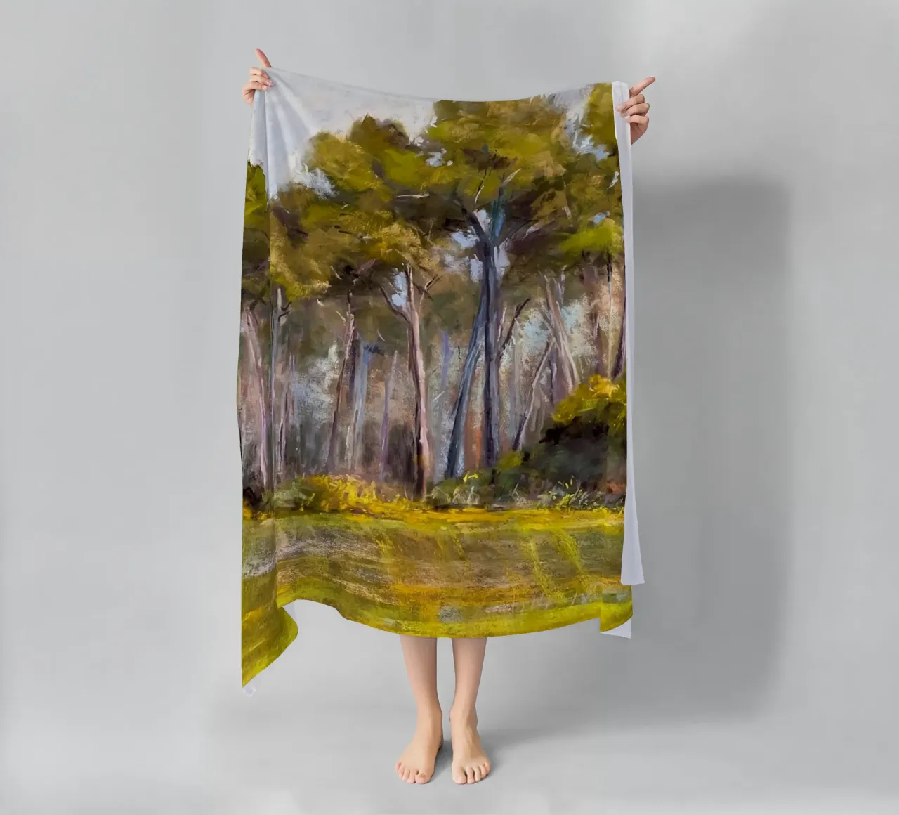 alberi della foresta telo mare da Karl Martin