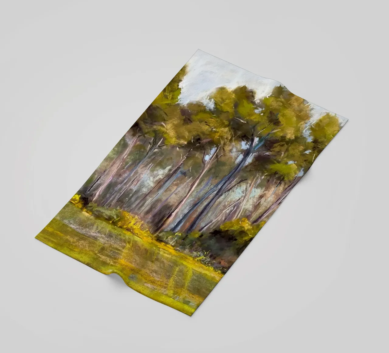 alberi della foresta telo mare da Karl Martin