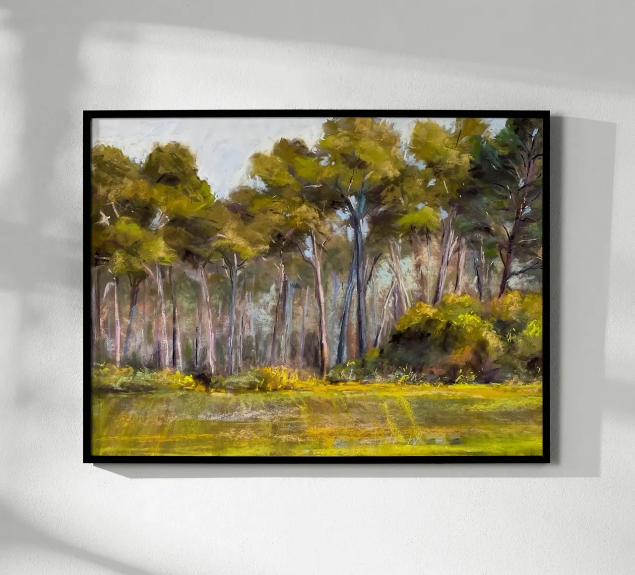 alberi della foresta poster con telaio in plastica da Karl Martin