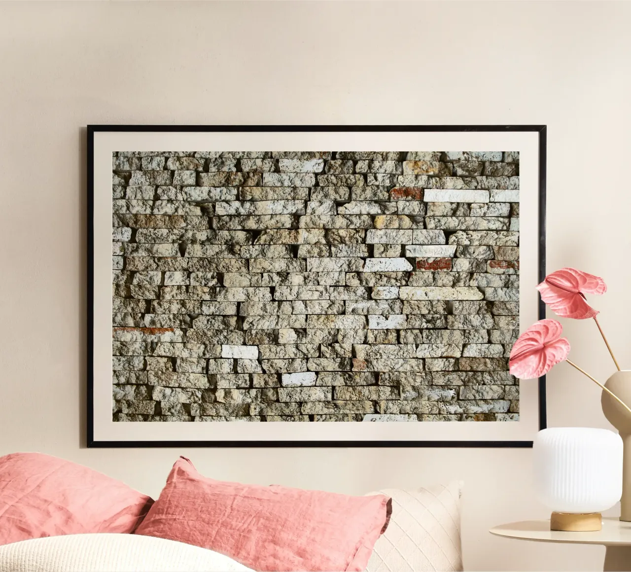 Texturierte minimale Wandkunst Fotografie Poster von jay