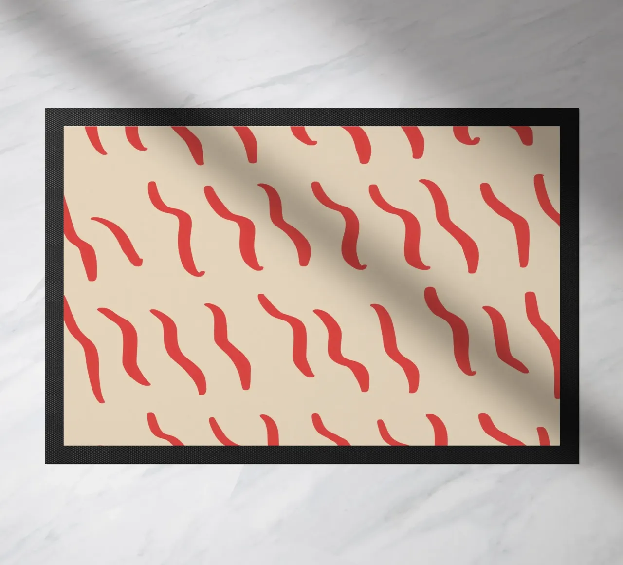 Ripple pattern 03 doormat by Little Dean