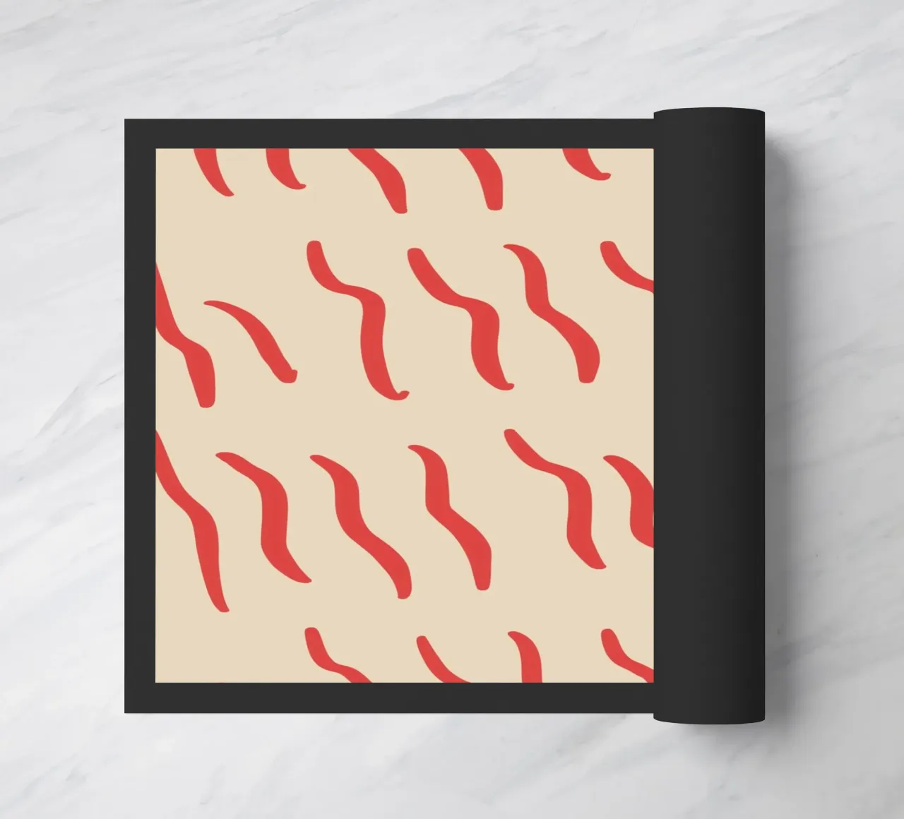 Ripple pattern 03 doormat by Little Dean