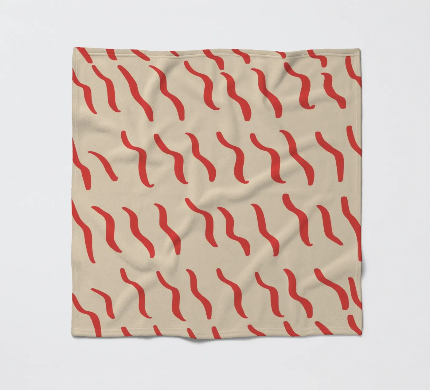 Riffelmuster 03 Fleecedecke von Little Dean