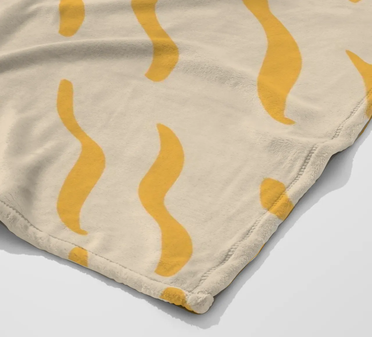 Ribbelpatroon 05 fleecedeken van Little Dean