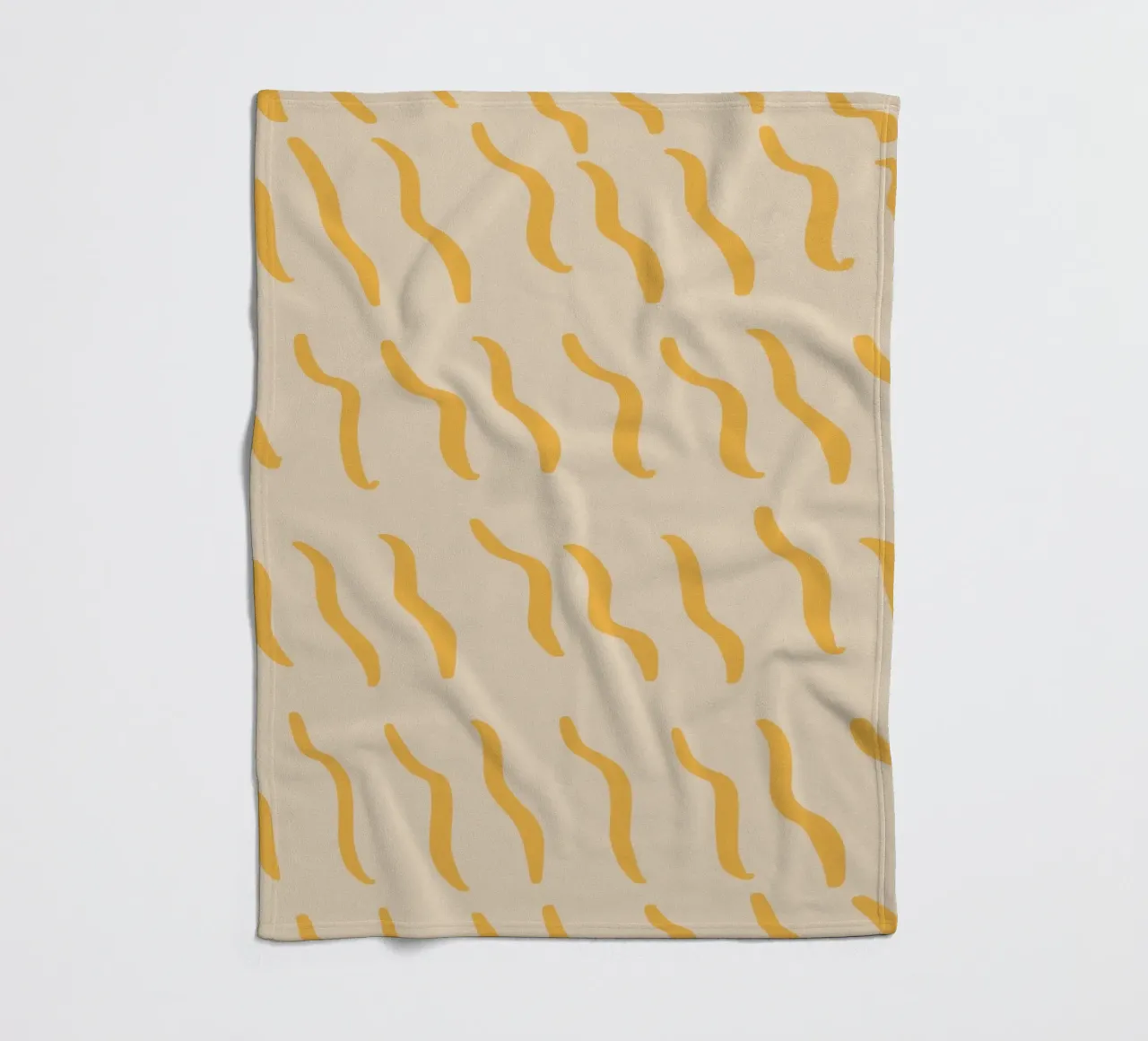 Ribbelpatroon 05 fleecedeken van Little Dean