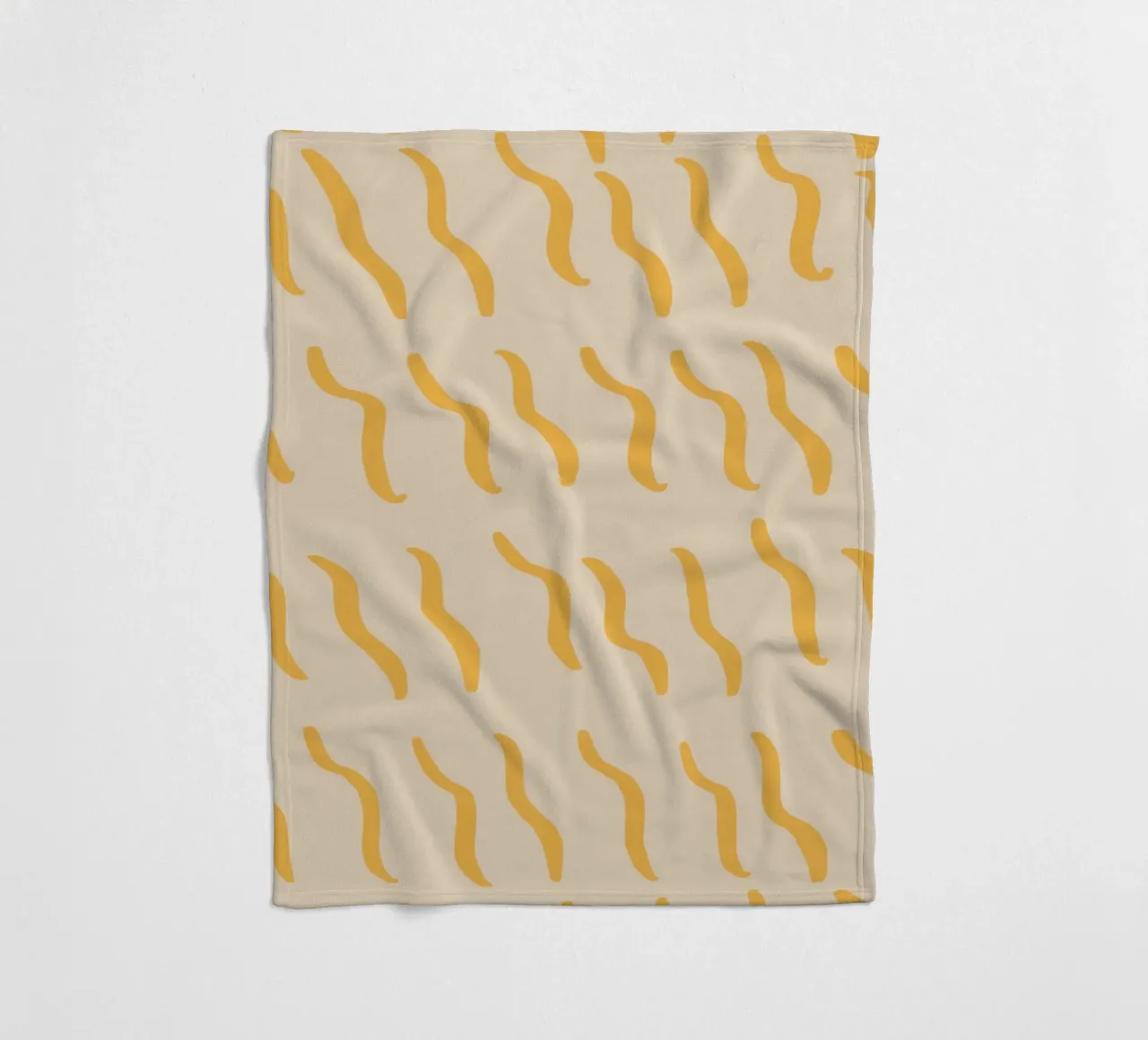 Ribbelpatroon 05 fleecedeken van Little Dean