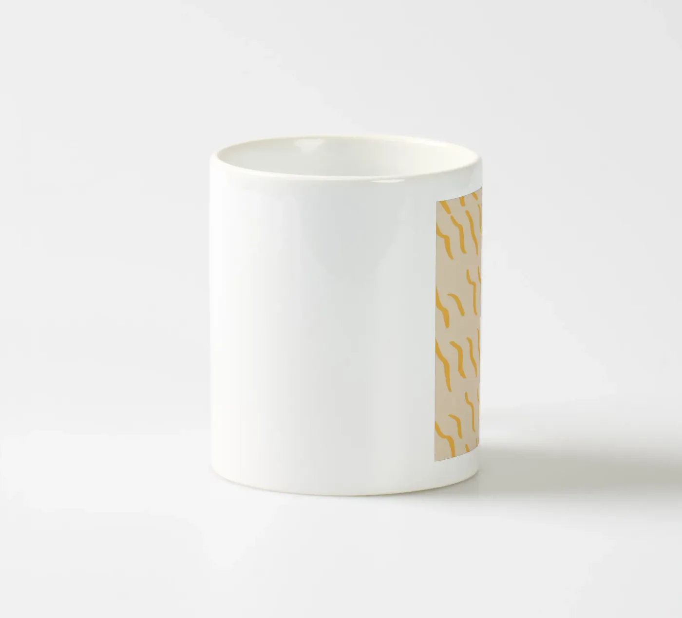 Ripple pattern 05 ceramic mug by Little Dean