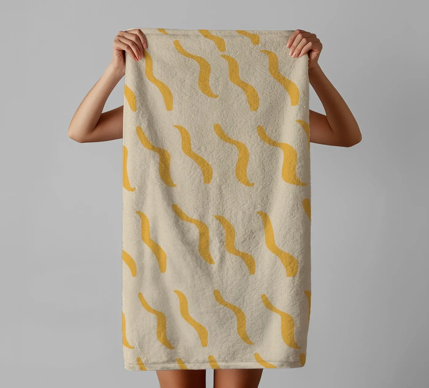 Ripple pattern 05 towel by Little Dean