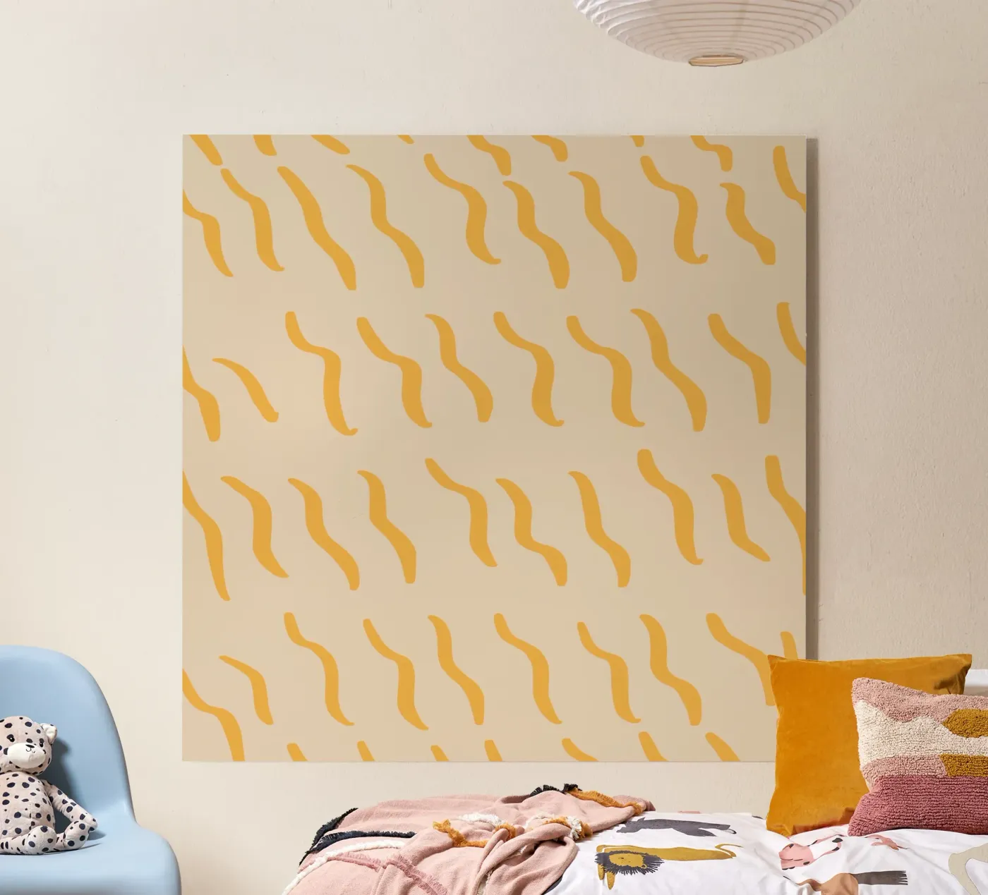 Ribbelpatroon 05 acryl van Little Dean